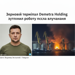 Удар по зерновым терминалам