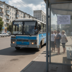 Автобус №2 зупинено у Слов'янську