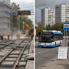 Ремонт трамваев в Харькове 17-19 августа