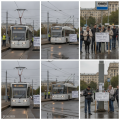 Временные изменения движения электротранспорта в Одессе
