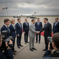 Лідери країн на святкуванні