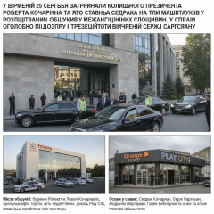Задержание Кочаряна в Армении