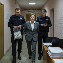 Затримання директорки коледжу на хабарі