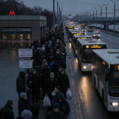 Временные автобусные маршруты Киева во время тревоги