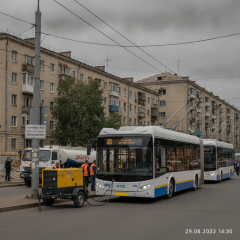 Зупинено рух трамваїв і тролейбусів в Миколаєві