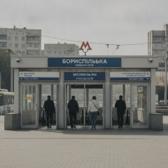 Відновлення роботи вестибюлю №2 на станції метро «Бориспільська»