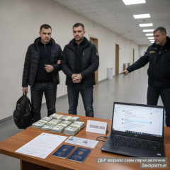 Сотрудники СБУ во время задержания