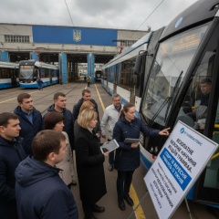 Навчання водіїв трамвая у Київпастрансі