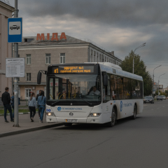 Автобус №1 до мікрорайону Північний в Миколаєві