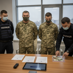 Військовослужбовці затримані за вимагання грошей