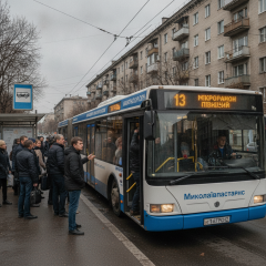 Автобус №1 в Миколаєві - новий маршрут