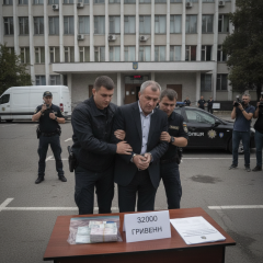 Задержание должностного лица Службы безопасности в Черкассах