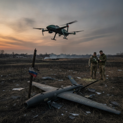 Уражений дрон Герань-5