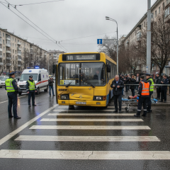 ДТП в Одесі: маршрутка збила чоловіка
