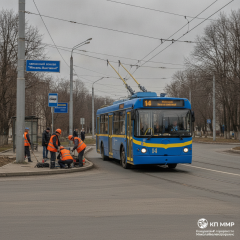 Тролейбус №14 в Миколаєві