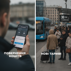 Київський транспорт - повернення коштів за поїздки