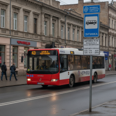 Автобус №43 на новому маршруті Чернівці