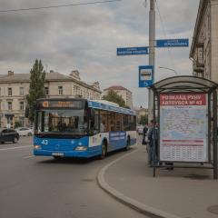 Маршрут автобуса №43 у Чернівцях