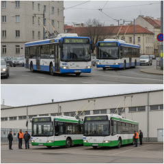 Чотири вживані тролейбуси Skoda 26Tr Solaris