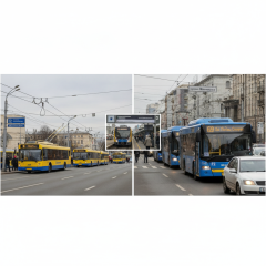 Троллейбусы и автобусы в Киеве