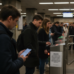 Временные перебои в оплате проезда в Киеве