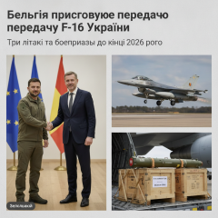 Три истребителя F-16 в воздухе