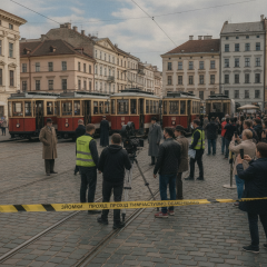 Зйомка історичного серіалу «Крилаті леви» у Львові
