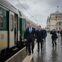 Канцлер Мерц в Києві