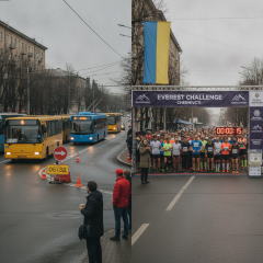 У Чернівцях змінять рух транспорту на Everest Challenge