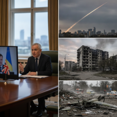 Енді Бернем обговорює безпеку з Україною
