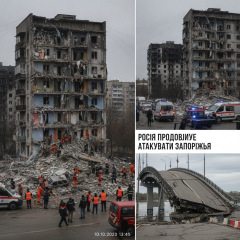 Атака на Запорожье: погибли 20 человек, среди них дети