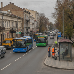 В Ужгороде возобновлено движение автобусов по улице Карпатской Украины по привычным маршрутам