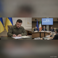 Прапор України та Молдови зі словами 'Євросоюз'.