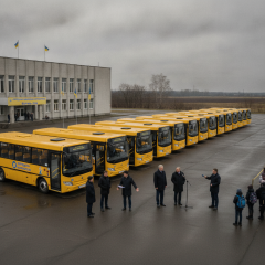 Школьные автобусы для учеников Волыни