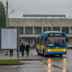 Троллейбус №14 в Николаеве по обновленному графику