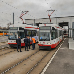 Ще одна пара трамваїв Tram 2000 від Швейцарії