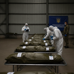 Из России в Украину передано 252 тела погибших: продолжается установление личностей и судебно-медицинские проверки МВД