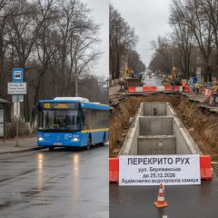 Автобус №43 курсує до вулиці Сокальської