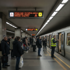 Обмеження руху метро в Києві