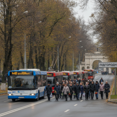 Збільшення транспорту до кладовищ