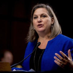 Нуланд на прес-конференції. Розповідає про саботаж Росії