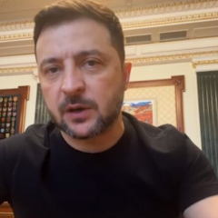 Изображение Зеленского на фоне избирательной кампании