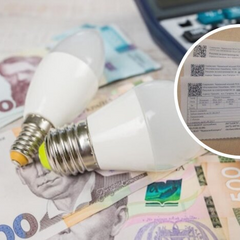 Людина платить за світло