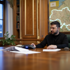 Зеленський на дипломатичних переговорах