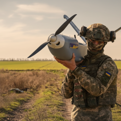 Беспилотники на фронте во время войны