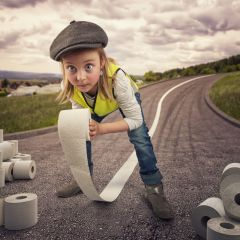 Вибір між туалетним папером і біде