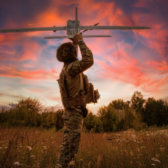 Российские солдаты на Краматорском фронте