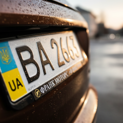 Старі номерні знаки на авто