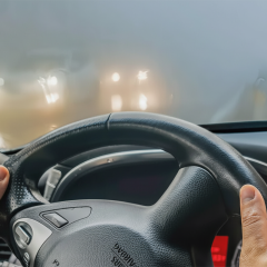 Fogging of the glass in winter