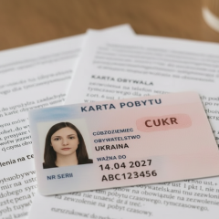 Карта пребывания для украинцев в Польше